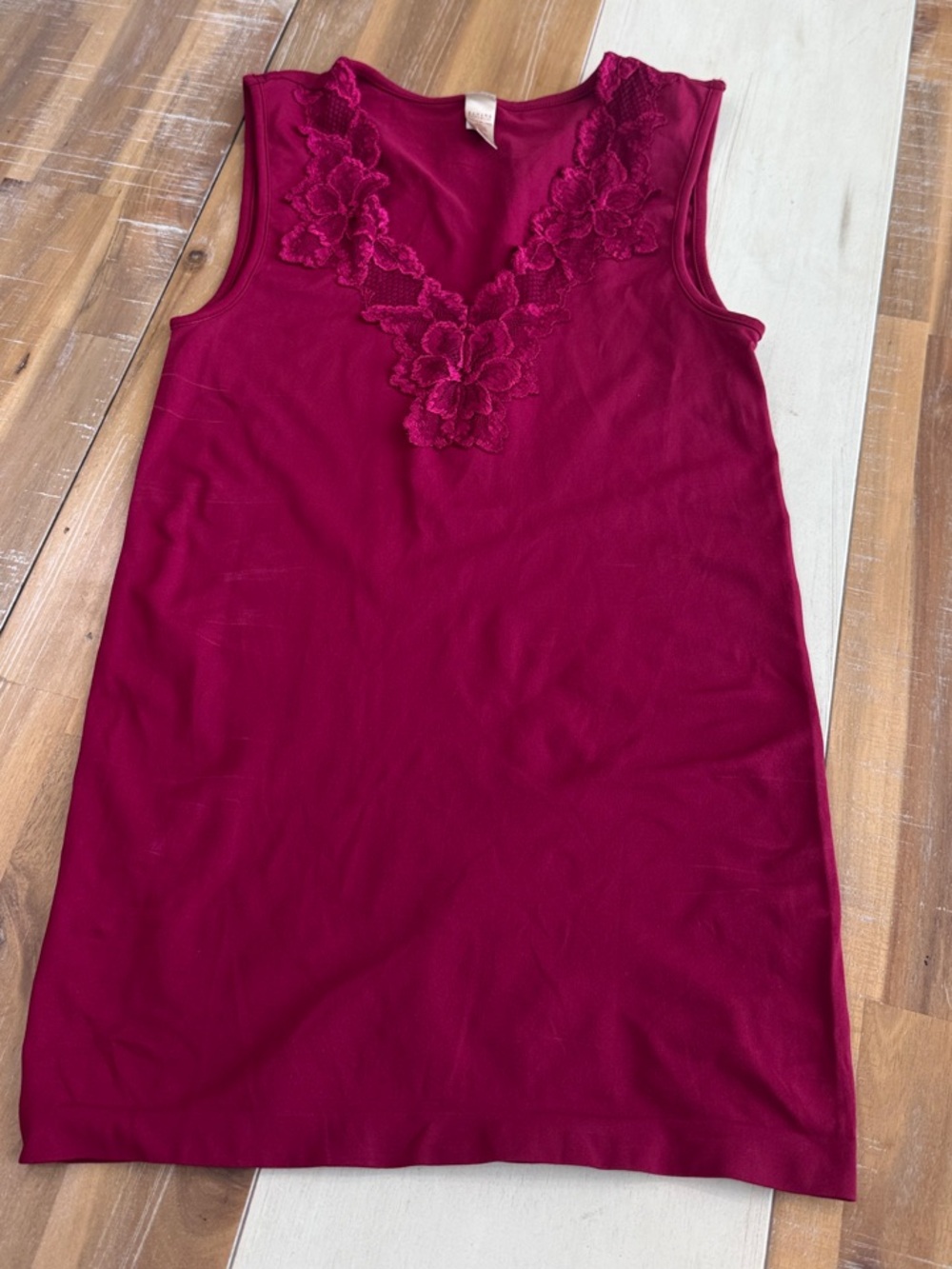 Banana Republic Burgundy Lace V-Neck Camisole Tank